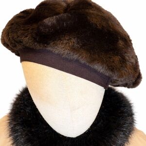 Dennis Basso Faux Fur Winter Hat | Luxe Cold-Weather Statement | One Size